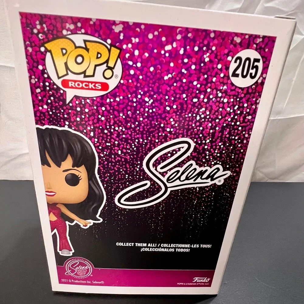 Funko Pop Selena 205 Vinyl Figure Rocks Burgundy Jumpsuit Excellent Condition - Picture 3 of 6